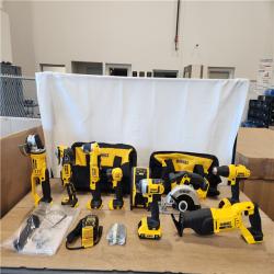 AS-IS- DEWALT 20V MAX Lithium-Ion Cordless 9-Tool Combo Kit