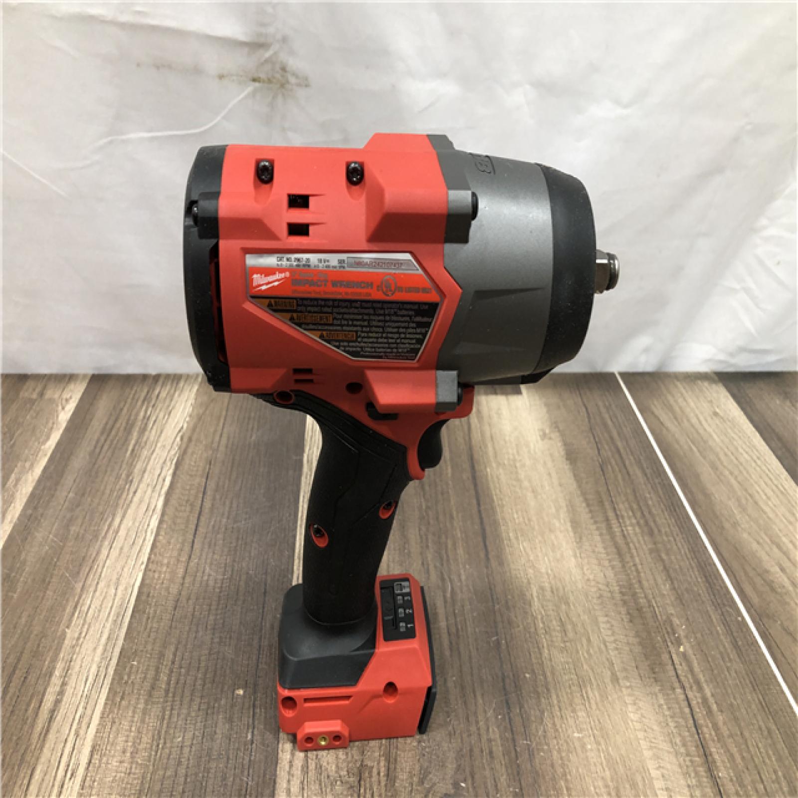 AS-IS Milwaukee FUEL 18V Lithium-Ion Brushless Cordless 1/2 in. Impact Wrench w/Friction Ring Kit