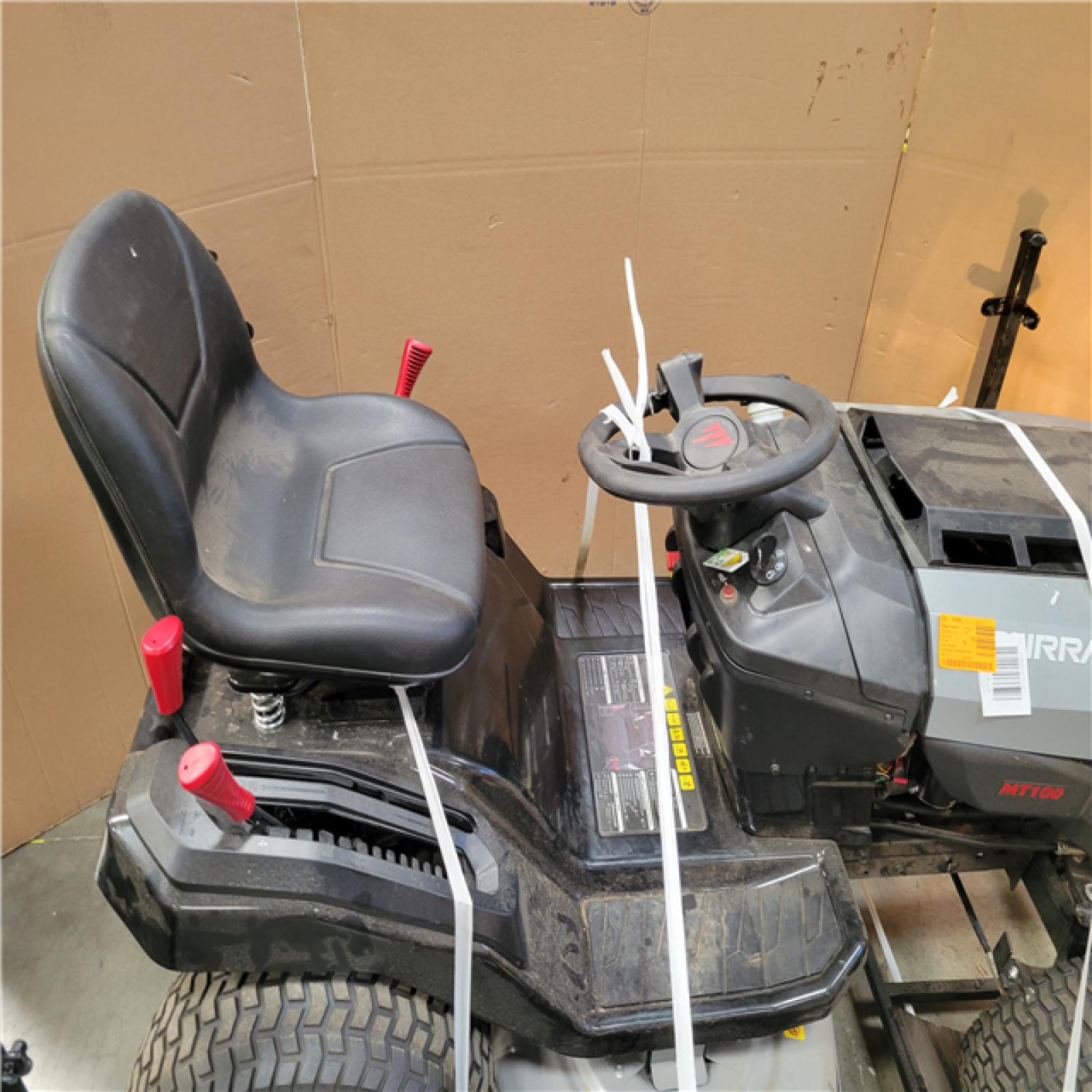 CALIFORNIA AS-IS MURRAZ MT100 SIT DOWN RIDING LAWN MOWER