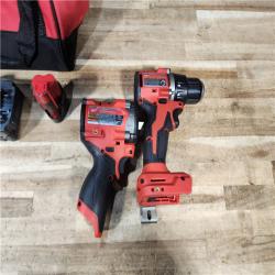 HOUSTON LOCATION - AS - IS Milwaukee 2 Tool Combo Kit W/ (2) Battery & Charger