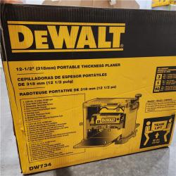 As-Is- DEWALT 15 Amp Corded 12.5 in. Bench Planer