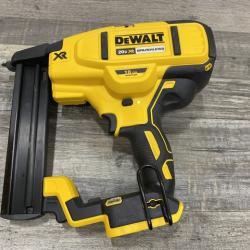 AS-IS DEWALT 20V MAX XR Lithium-Ion Cordless 18-Gauge Narrow Crown Stapler Kit