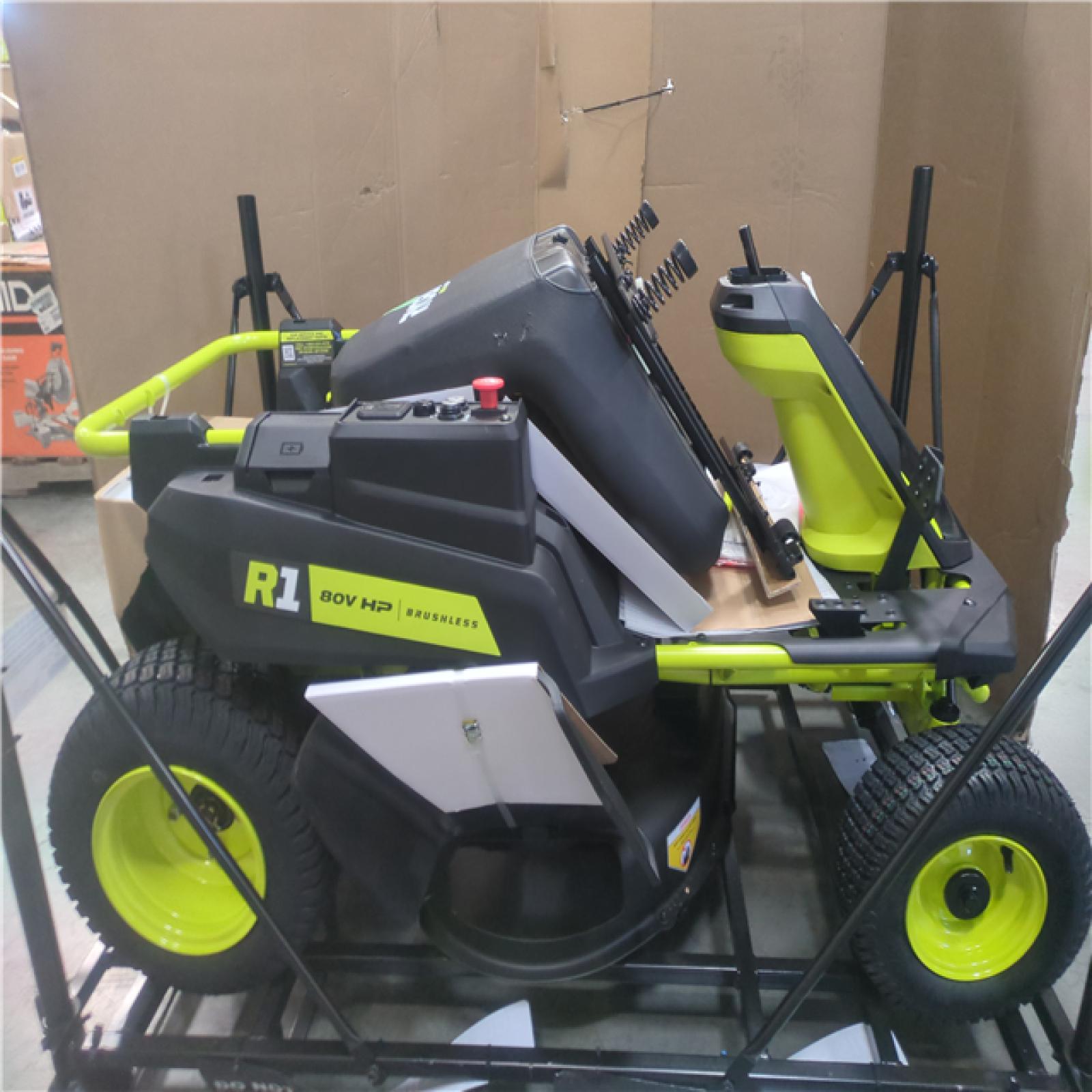 CALIFORNIA AS-IS RYOBI SITDOWN LAWNMOWER