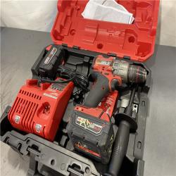 AS-IS - Milwaukee M18 FUEL 18V Lithium-Ion Brushless Cordless 1/2 in. Hammer Drill Driver Kit