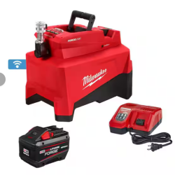NEW! MILWAUKEE M18 FORCE LOGIC 18-Volt Lithium-Ion Cordless 10 000 PSI Hydraulic Pump Kit with 12.0 Ah Battery