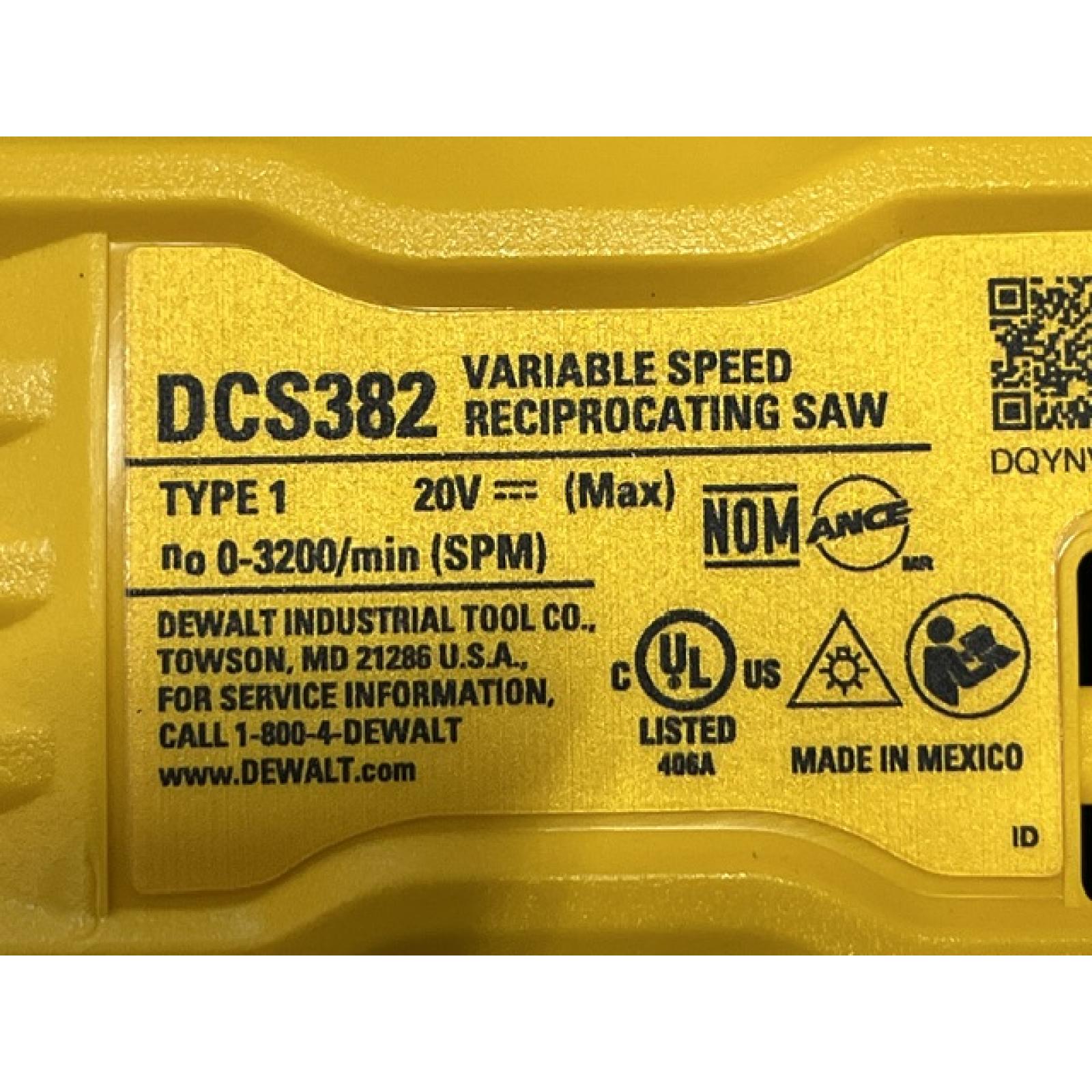 AS-IS Dewalt DCK449E1P1 20V MAX XR Brushless Lithium-Ion 4-Tool Combo Kit with (1) 1.7 Ah and (1) 5 Ah Battery