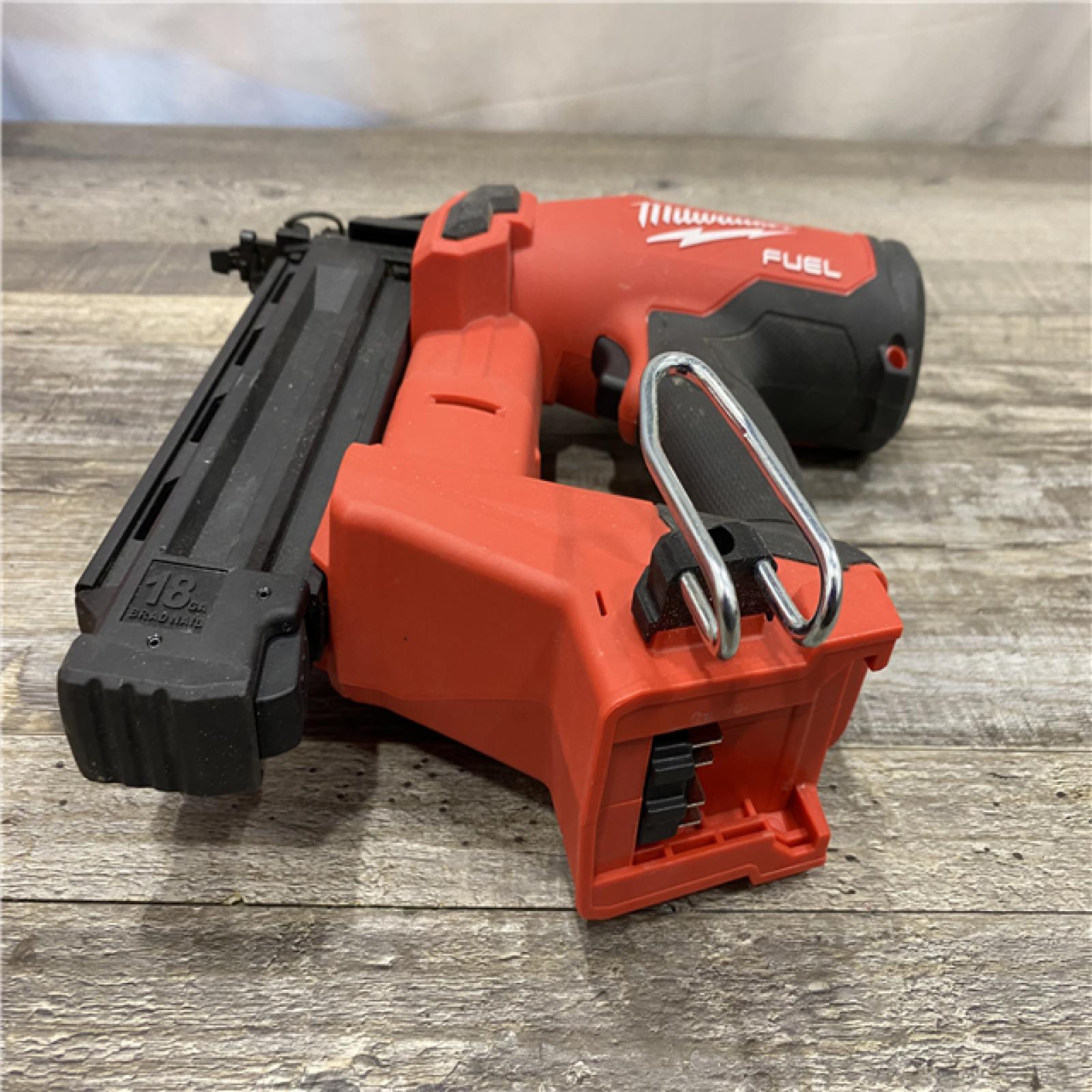 AS-IS Milwaukee FUEL 18-Volt Lithium-Ion Brushless Cordless Gen II 18-Gauge Brad Nailer (Tool-Only)