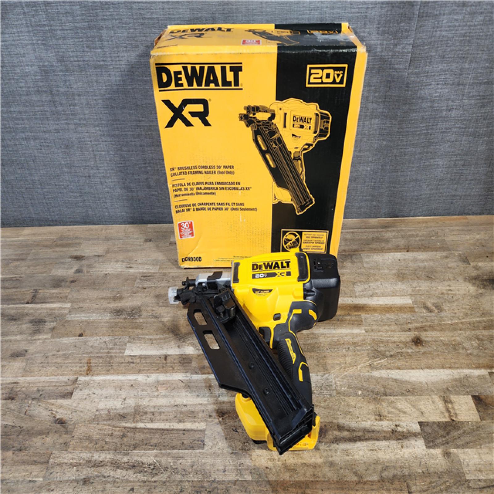 HOUSTON LOCATION - AS-IS DEWALT 20V 30 Degree Cordless Framing Nailer (Tool-Only)