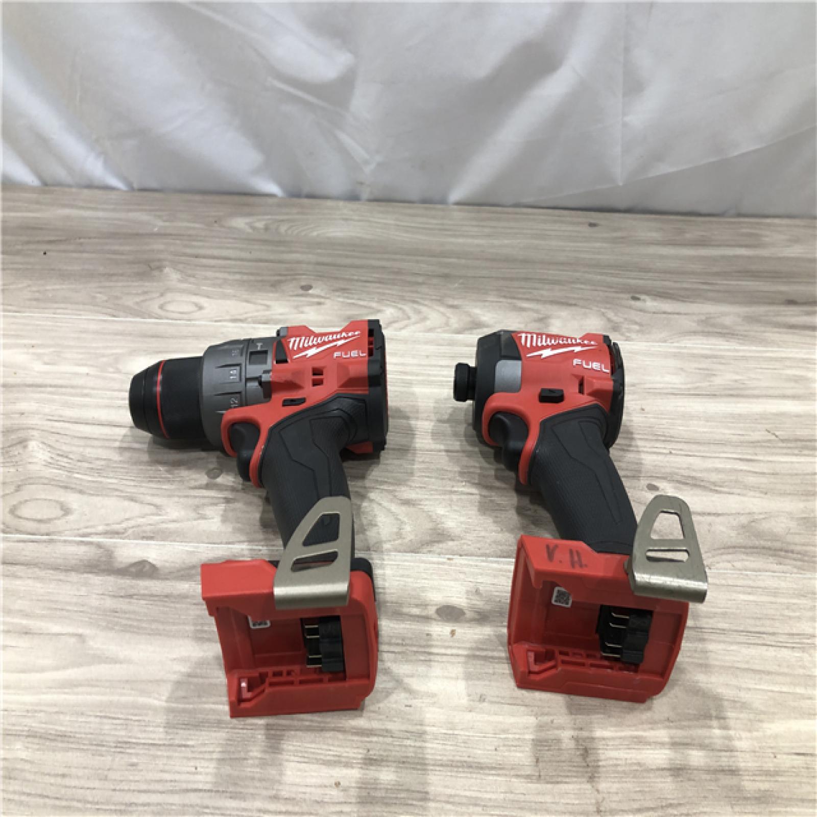AS-IS MILWAUKEE FUEL 18V Lithium-Ion Cordless Hammer Drill and Impact Driver Combo Kit