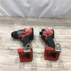AS-IS MILWAUKEE FUEL 18V Lithium-Ion Cordless Hammer Drill and Impact Driver Combo Kit