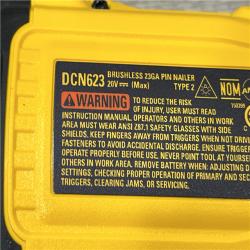 AS-IS DEWALT ATOMIC 20V MAX Lithium Ion Cordless 23 Gauge Pin Nailer Kit