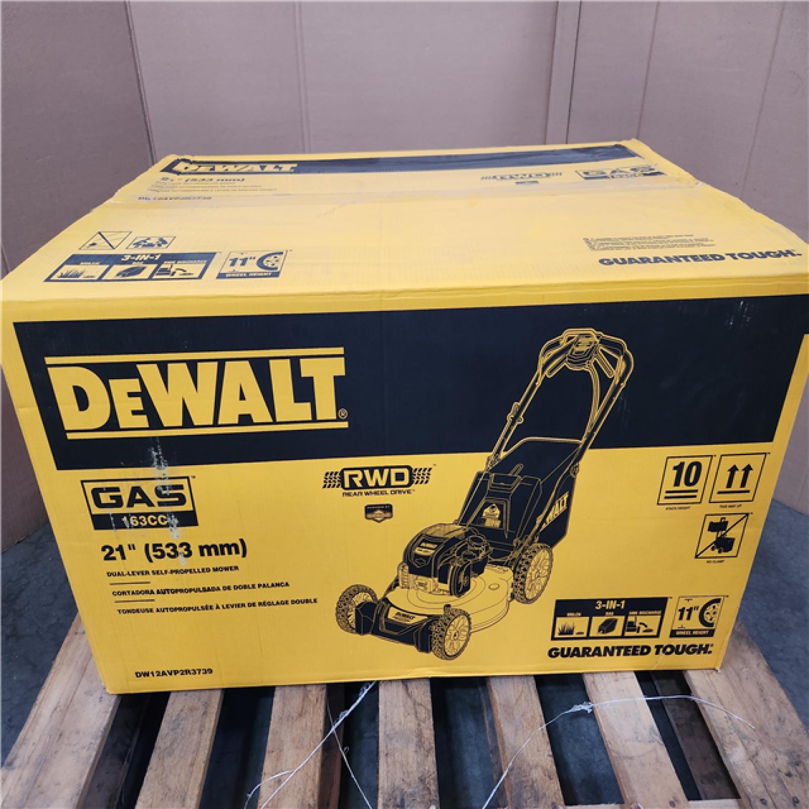 CALIFORNIA AS-IS DEWALT MOWER
