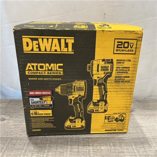 NEW - DEWALT ATOMIC 20-Volt MAX Lithium-Ion Cordless Combo Kit