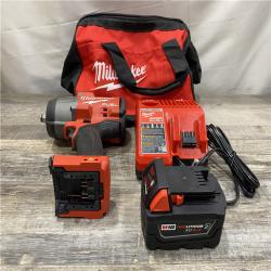 AS-IS Milwaukee FUEL 18V Lithium-Ion Brushless Cordless 1/2 in. Impact Wrench w/Friction Ring Kit