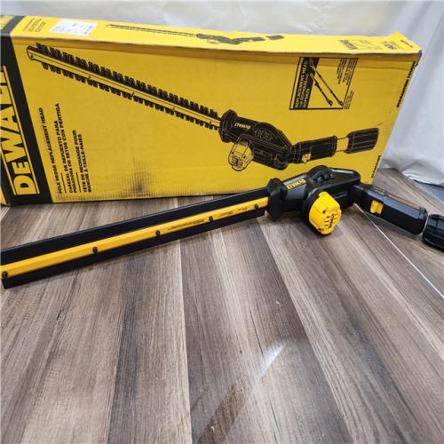 AS-IS DEWALT 20V MAX Cordless Battery Powered Pole Hedge Trimmer Head (Trimmer Head Only)