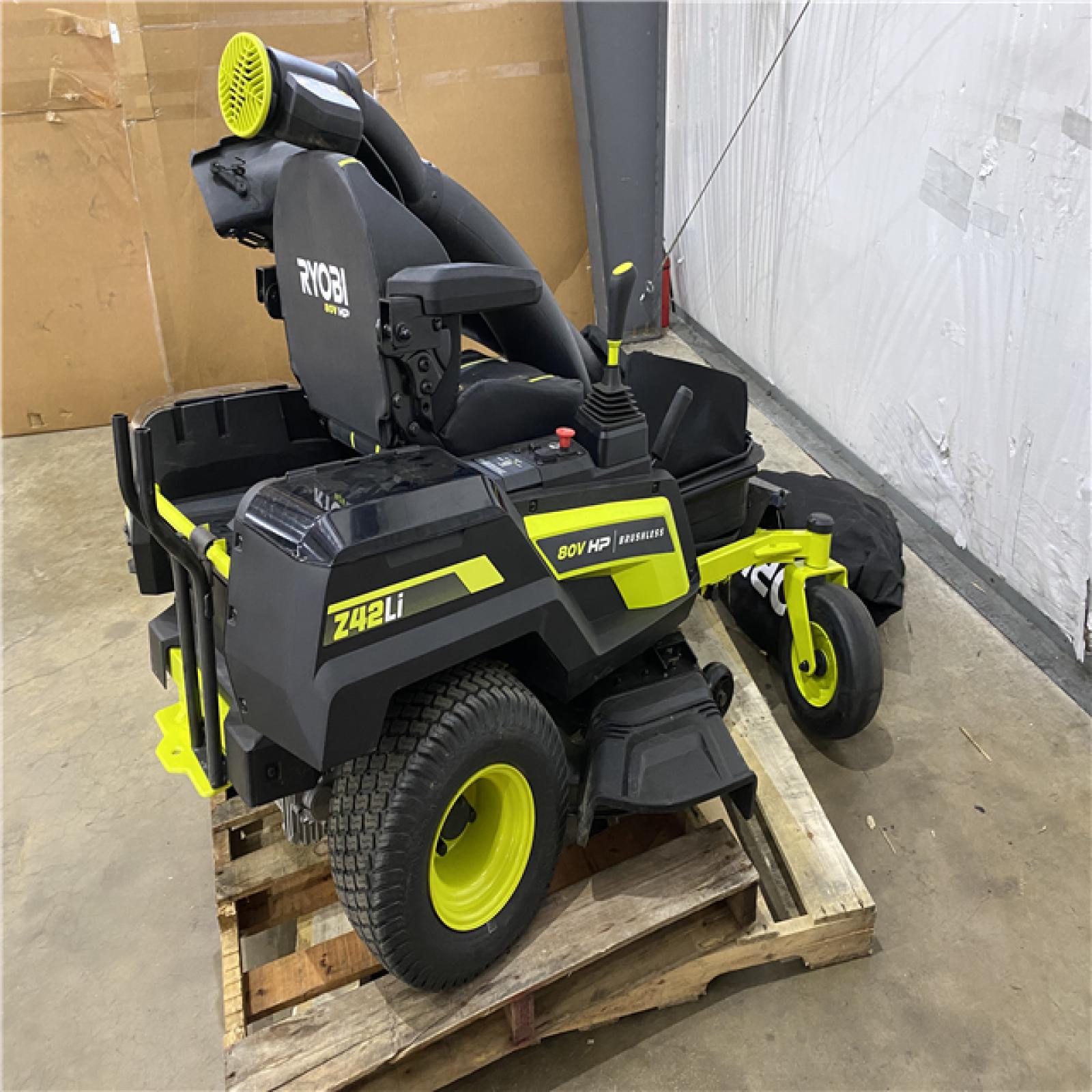 Houston Location - AS-IS 80vp brushless riding lawnmower