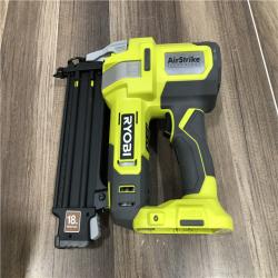 AS-IS RYOBI ONE+ 18V 18-Gauge Cordless AirStrike Brad Nailer (Tool Only)