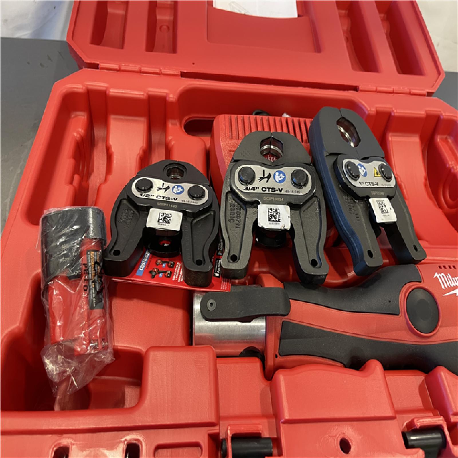 AS-IS - Milwaukee M12 12-Volt Lithium-Ion Force Logic Cordless Press Tool Kit