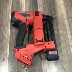 AS-IS Milwaukee FUEL 18-Volt Lithium-Ion Brushless Cordless 18-Gauge 1/4 in. Narrow Crown Stapler (Tool-Only)