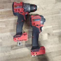 HOUSTON LOCATION - AS-IS MILWAUKEE FUEL 18V Lithium-Ion Brushless Cordless Hammer Drill and Impact Driver Combo Kit