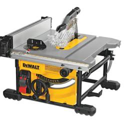 AS-IS - DEWALT 15 Amp Corded 8-1/4 in. Compact Portable Jobsite Tablesaw