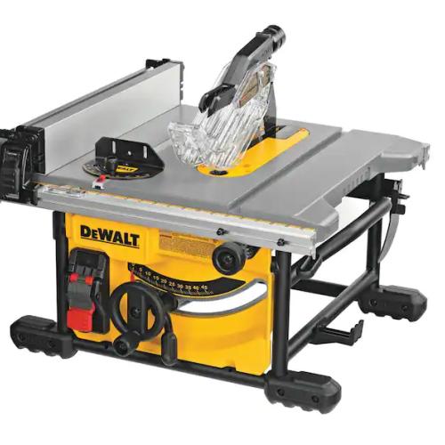 AS-IS - DEWALT 15 Amp Corded 8-1/4 in. Compact Portable Jobsite Tablesaw