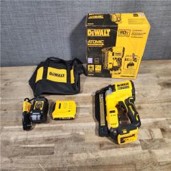 HOUSTON LOCATION - AS-IS (APPEARS LIKE NEW) DEWALT ATOMIC 20V MAX Lithium Ion Cordless 23 Gauge Pin Nailer Kit with 2.0Ah Battery and Charger
