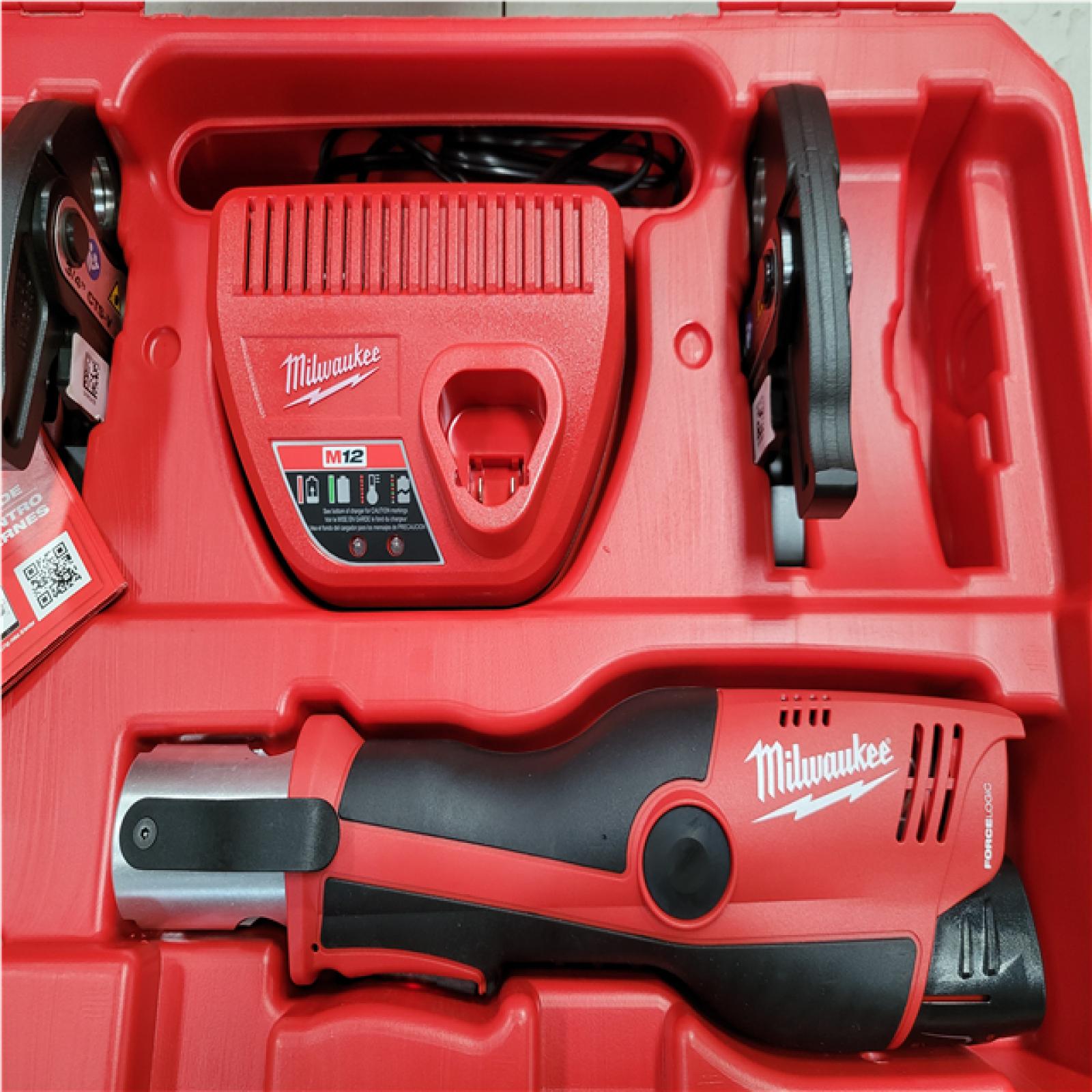 CALIFORNIA AS-IS MILWAUKEE M12 FORCE LOGIC PRESS TOOL