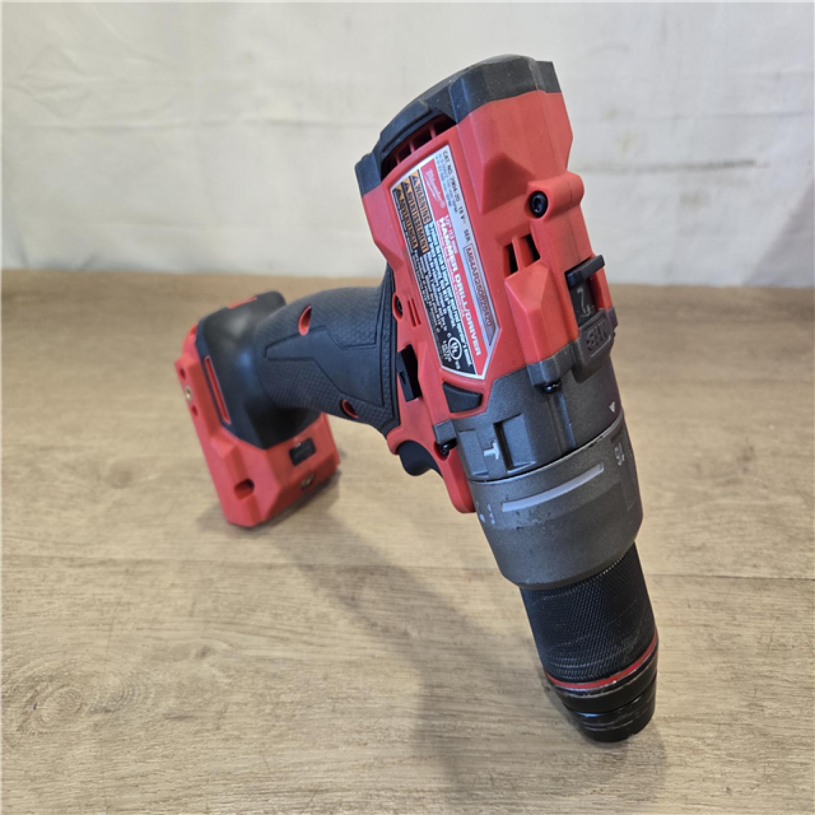 AS-IS Milwaukee FUEL 18V Cordless 1/2 in. Hammer Drill/Driver (Tool-Only)