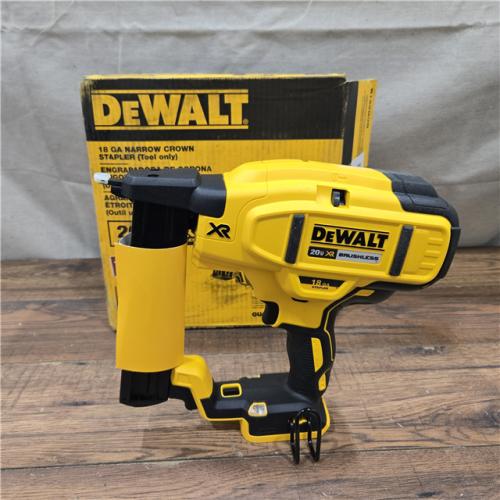 AS-IS DEWALT Cordless 18-Gauge Narrow Crown Stapler (Tool Only)