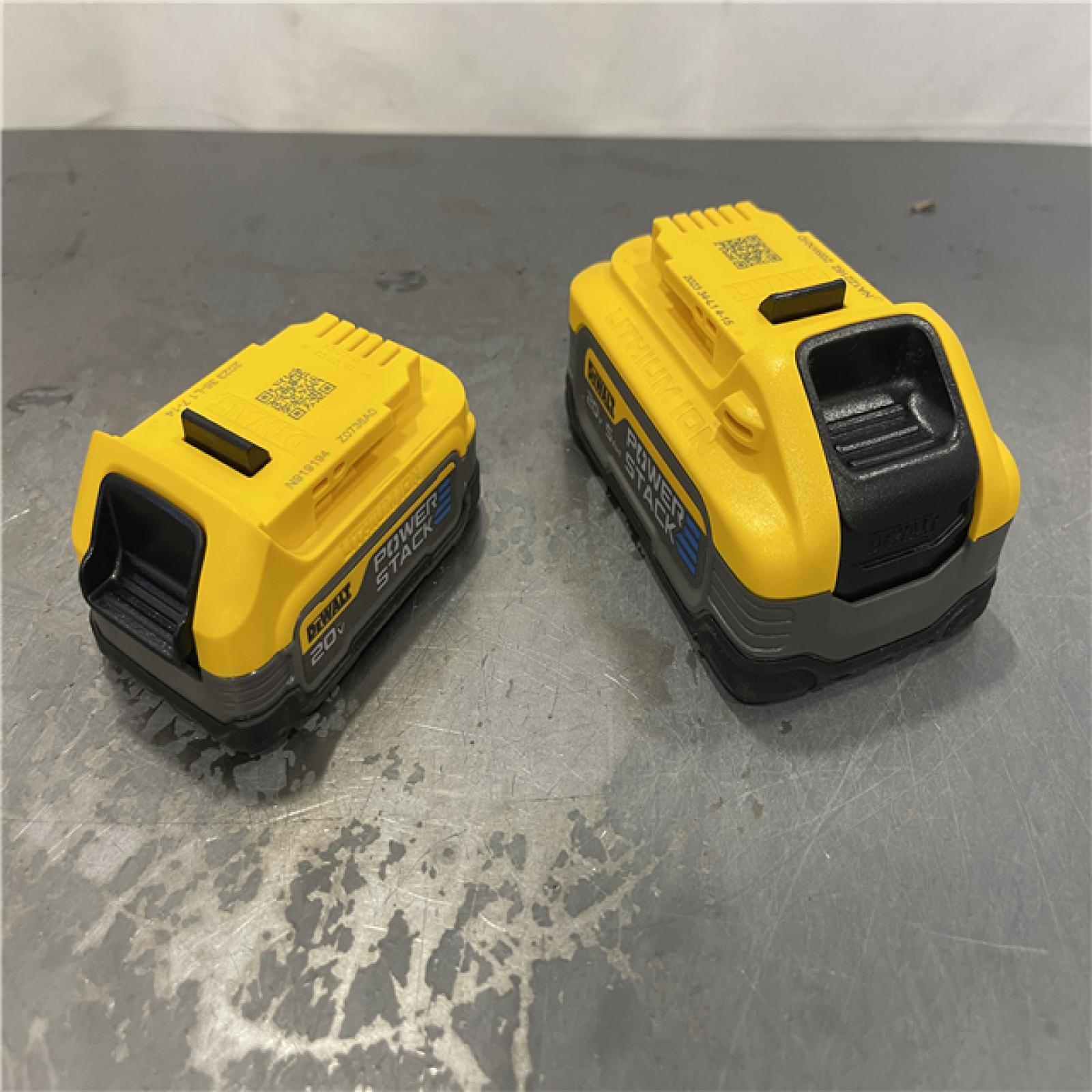 AS-IS - DeWalt 20V MAX XR POWERSTACK Lithium-Ion Battery Starter Kit