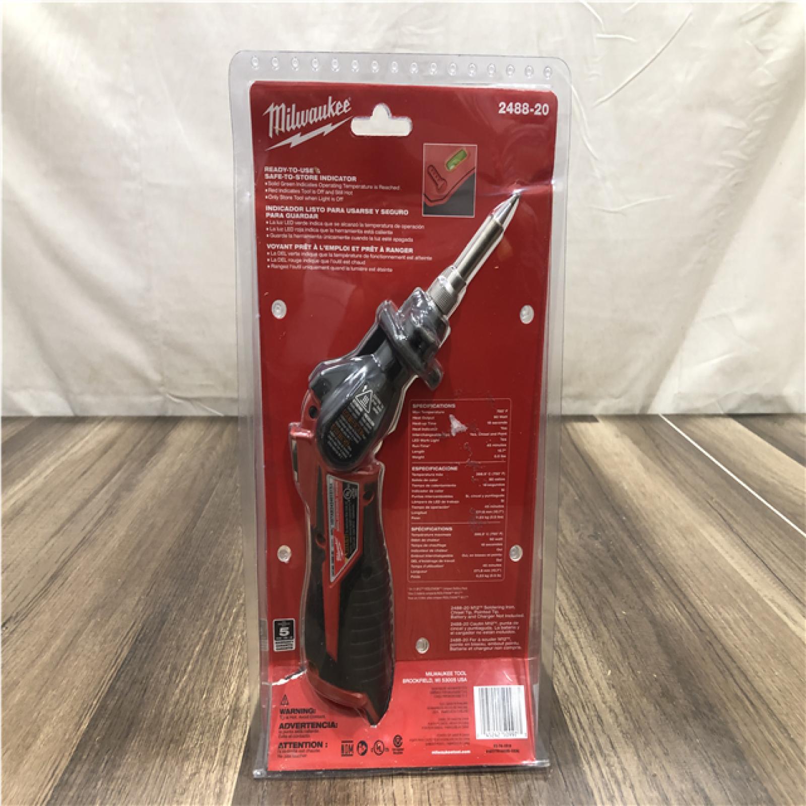 AS-IS Milwaukee 12-Volt Lithium-Ion Cordless Soldering Iron (Tool-Only)