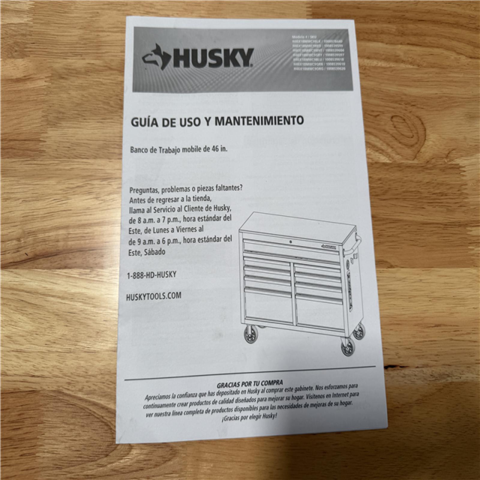 California AS-IS Husky Tool Chest: Appears in Excellent Condition