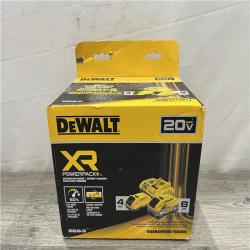 DEWALT 20V XR Lithium-Ion Starter Pack with 8.0 Ah and 4.0 Ah Battery Packs and Charger
