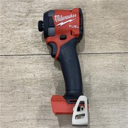 AS-IS Milwaukee FUEL 18V Lithium-Ion Brushless Cordless 1/4 in. Hex Impact Driver (Tool-Only)
