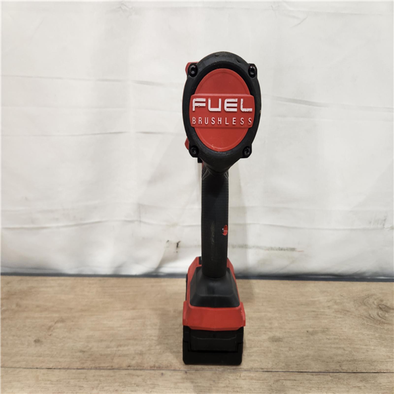 AS-IS- Milwaukee  FUEL 18V Lithium-Ion Brushless Cordless 1/2 in. Impact Wrench w/Friction Ring Kit