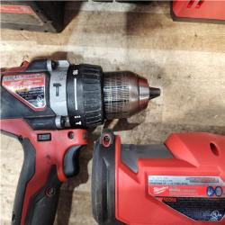 Houston Location AS-IS Milwaukee Drill and Nail Gun and Batteries QTY 2 with Charger