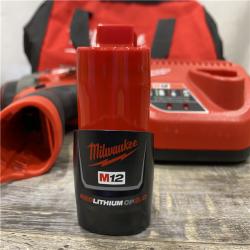 AS-IS Milwaukee FUEL 12-Volt Lithium-Ion Brushless Cordless 1/2 in. Hammer Drill Kit