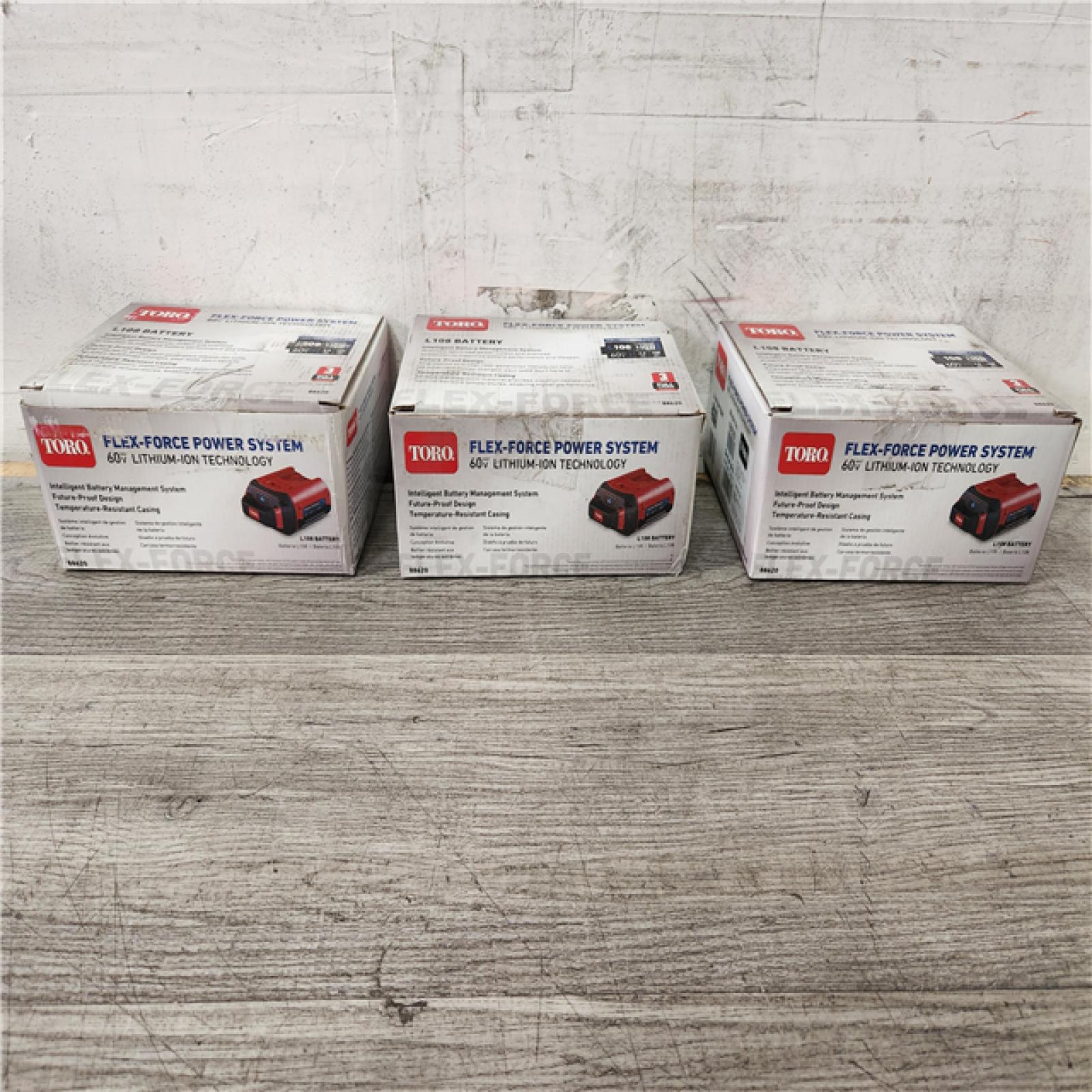 Phoenix Location Toro 60 -Volt, 2 Ah 1 -Pack Lithium Ion (Li-ion) Battery (3-Pack)