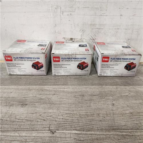 Phoenix Location Toro 60 -Volt, 2 Ah 1 -Pack Lithium Ion (Li-ion) Battery (3-Pack)