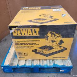 CALIFORNIA AS-IS NEW DEWALT HEAVY DUTY WET TILE SAW