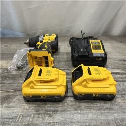 AS-IS DEWALT 20V XR Lithium-Ion Cordless Brushless 1/2 in. Drill/Driver Kit