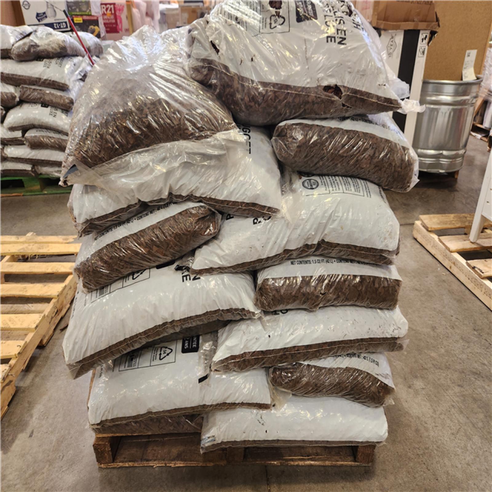 Phoenix AS-IS IMC Outdoor Loving Brown Rubber Playground and Landscape Mulch   37 Bags