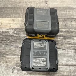 AS-IS DEWALT 20V XR Lithium-Ion Starter Pack with 8.0 Ah and 4.0 Ah Battery Packs and Charger