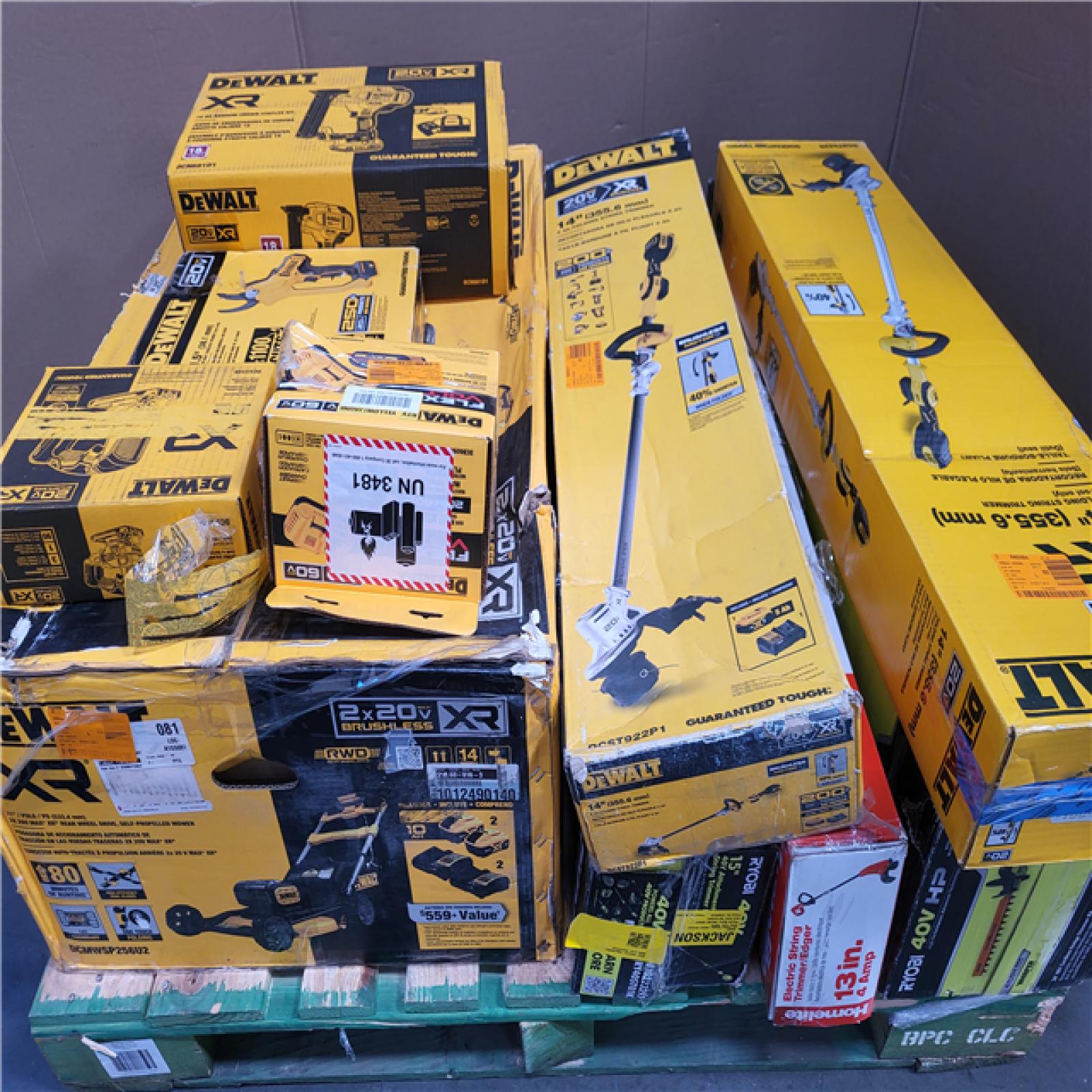 CALIFORNIA AS-IS TOOL PALLET