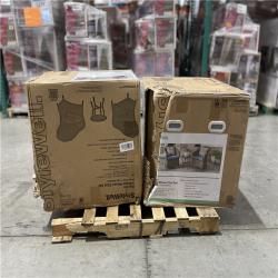 DALLAS LOCATION- StyleWell Mayberry 3-Piece Metal Outdoor Bistro Set with Lake Cushions (2 UNITS)