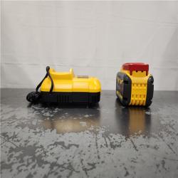 AS-IS- FLEXVOLT 20V/60V MAX Lithium-Ion 9. 0 Ah Battery Pack and Charger Starter Kit