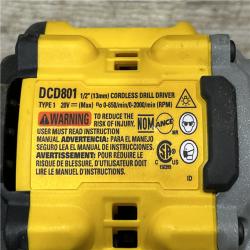 AS-IS DEWALT 20V XR Lithium-Ion Cordless Brushless 1/2 in. Drill/Driver Kit
