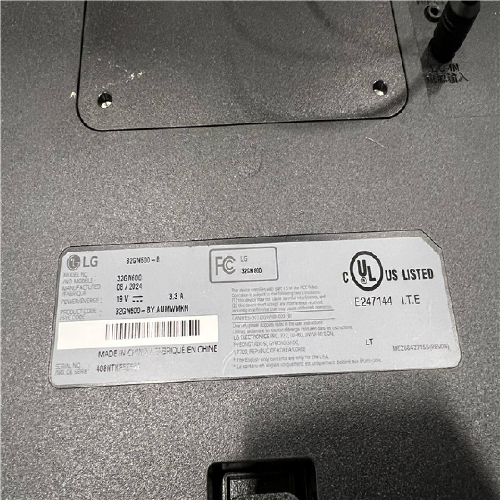 AS-IS LG Ultragear 32GN600-B - LED-Monitor - QHD - 80 cm