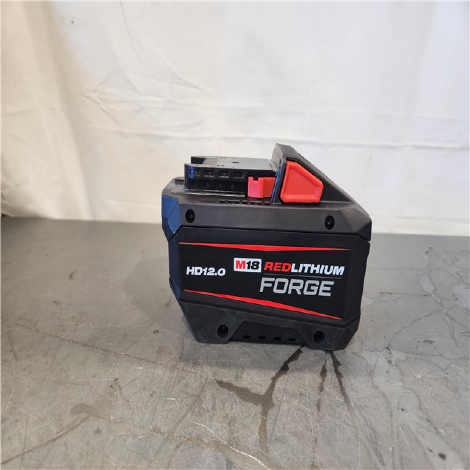AS-IS- Milwaukee M18 Forge 48-11-1813 12 Ah Lithium-Ion Redlithium HD Battery 1 Pc